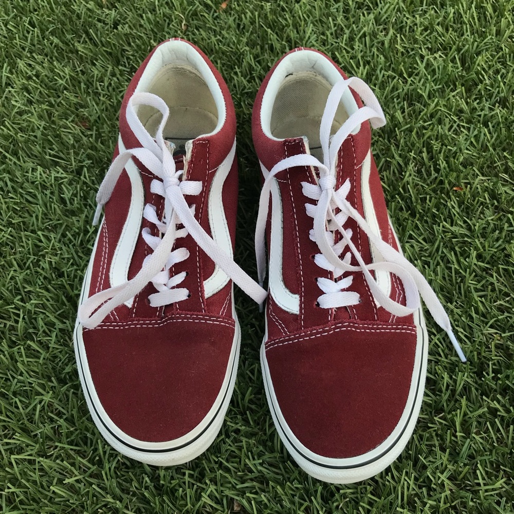 Maroon Old Skool Vans